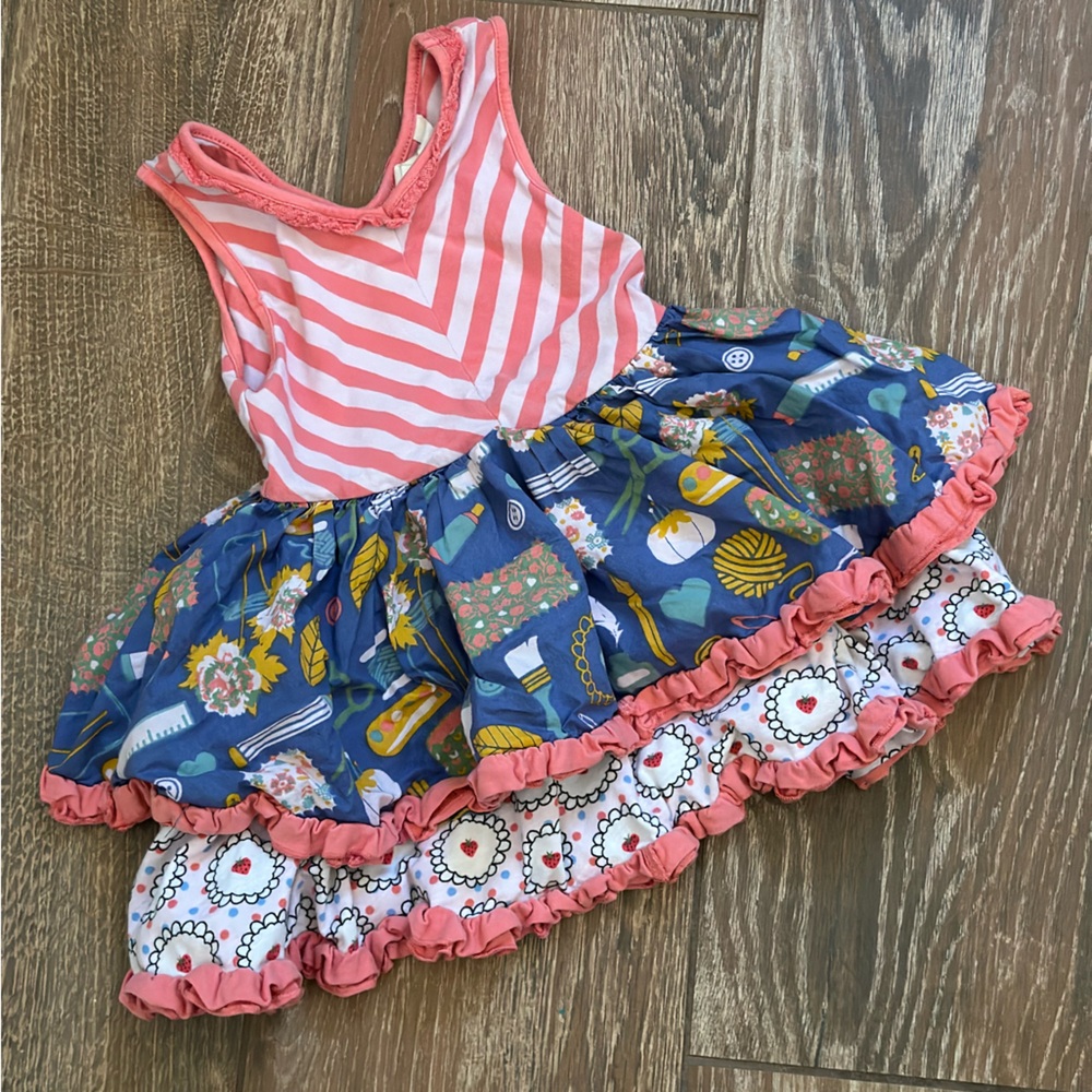 Matilda Jane Twirl Dress with matching Shorties Size 2